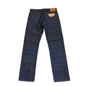 Levis 501 Jeans Mens Size 40x38 Blue Original Shrink to Fit Button Fly Raw Denim